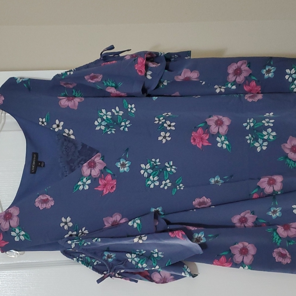 Lane Bryant cold shoulder top